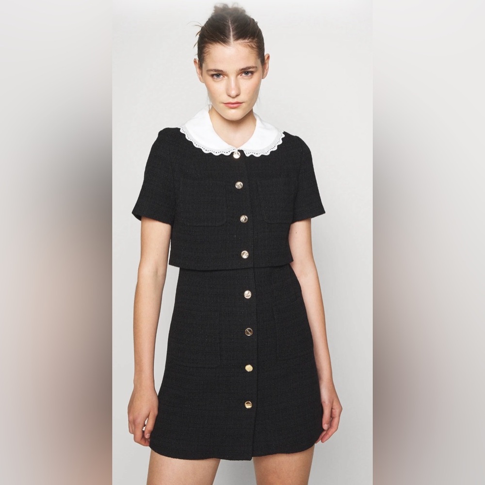 SANDRO
Buttoned Mini Dress